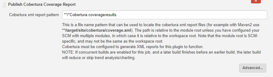 Jenkins - Publish Cobertura report